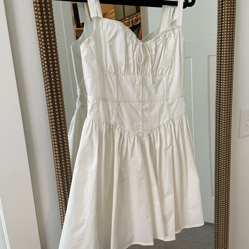 NWT FOR LOVE & LEMONS Jessie *white* Mini Dress